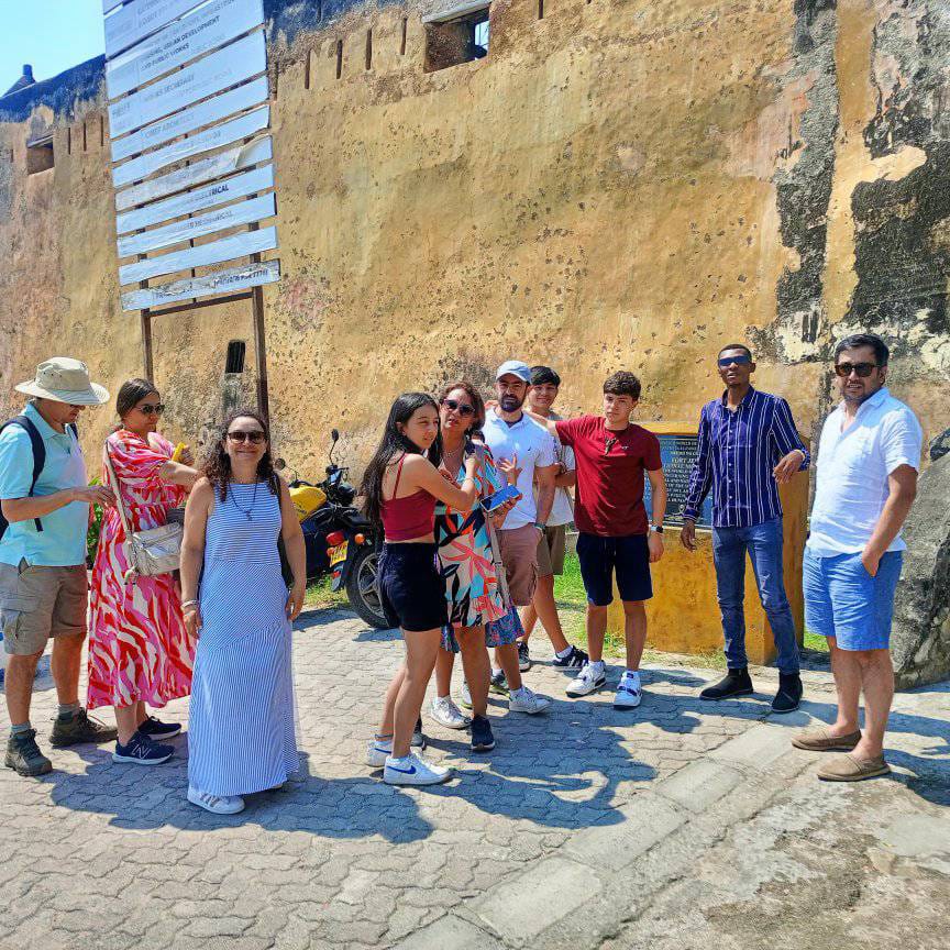 Travellers in Fort Jesus